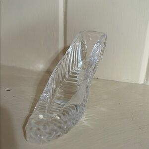 Vintage Beautiful Crystal Shoe Figurine like Cinderella!